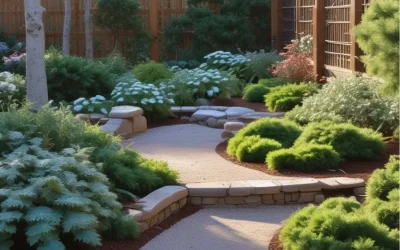 Drenaje de jardín en invierno